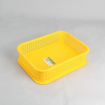 일신플라텍 미니상자 다용도 사각 바구니 교구박스 바스켓 A3 A4 노랑, 1개, 미니상자2호