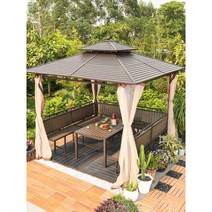 원두막 차양막 전원주택 바베큐장 캐노피 파고라 데크, 2.5x2.5미터