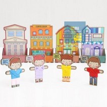 걱정인형 핸드폰거치대세트 유아 미술놀이 초딩 유아 만들기 키트 초등학생 만들기 세트, 우리집