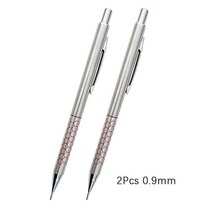 금속 샤프 펜슬 세트 리드 리필 드래프팅 자동 연필 0.3 0.5 0.7 0.9 1.3 2.0mm 2b hb for art supplie, 2pc 0.9mm 연필