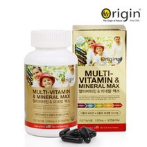 오리진 멀티비타민 앤 미네랄 맥스 90캡슐(90일분)
