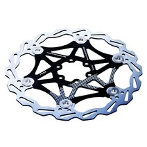 STK 160mm 디 스 크 브 레 이 크 로 터 로 드 바 이 크 산 악 자 전 거 MTB BMX 용 자 전 거 로 터-간 편 한 설 치-색 상 선, 블랙, 스테인레스 스틸