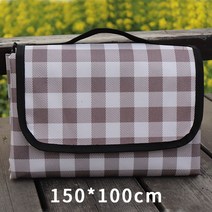 패브릭돗자리 옥스포드 천 찬합매트 주문제작 LOGO 야외 피크닉 방수매트 맟춤제작 네트 레드 체크 201235442, 카색 체크 150100cm 덮개 맟춤