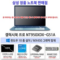 삼성전자 2021 갤럭시북 프로 15.6, 미스틱 실버, 코어i5 11세대, 256GB, 16GB, WIN10 Home, NT950XDX-G51AS