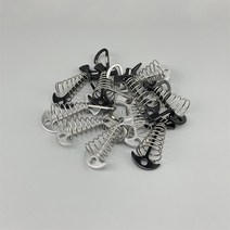 카마프 스프링데크팩 오징어 타프 텐트고리 캠핑 팩 (카라비너 포함), 티타늄 (카라비너 포함)