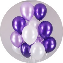 굿벌룬 천장풍선세트 은박로즈골드컨셉1번파티풍선 컨페티풍선 헬륨풍선효과 생일파티, 퍼플톤세트1번, 1개