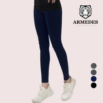 아르메데스 겨울용 기능성 여자 9부 기모 레깅스 AR-40