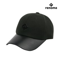 남성 레더캡 모자 RMACJ4807-187, D.KHAKI, 000
