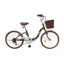 삼천리 자전거 22스프라/22인치 접이식 자전거/여성용, ( 브라운 )