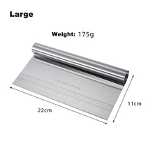 베이킹 도구 제작 재료 케익 쿠키틀 홈 빵틀 실리콘 머핀 goldbaking stainless steel 반죽 초퍼 벤치 스크레이퍼 생과자 커터 빵집 주걱, 크기가 큰