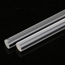 아크릴봉 투명막대 밀대 투명 아크릴 퍼스펙스 원형 막대 2mm 350mm, 70x350mm 1pc