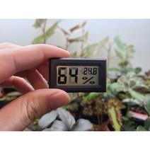 사육장 소형 온습도계 ( 파충류 온습도계 습도계 온도계 ), 흰색