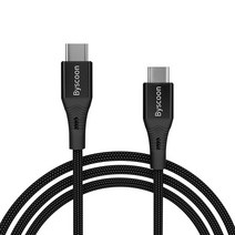 NFC단말기 NFC카드단말기 Byscoon 고속 충전기 PD 60W 3A USB C To Type U 케이블 Xiaomi Poco X3 NFC Macb, 01 Black_04 0.5m
