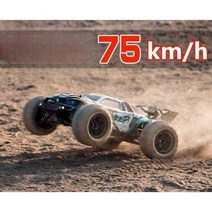 RC카 오프로드 입문용 레이싱 4륜 원격 고속 알씨카, F (픽업노란색및흰색)75km/h리튬배터리(배터리수명5