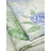 쟈가드 양단 한복원단 폴리원단 공단도비천2종, 그린