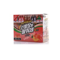 산도깨비 신발장용 탈취제 65g 4개입 - 피치향 /신발냄새제거/악취제거/신발장 방향제, 260g, 1박스