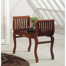 엔틱 원목 1인용 벤치의자 디자인가구 인테리어쇼파 거실소파, 직접수령, 직접수령