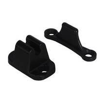 2pcs 캠핑 도어 리테이너 캐치 캐러밴 모터 홈 보트 RV 스토퍼 클립 래치 교체 부품, Black
