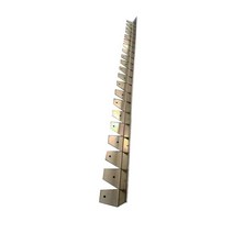 스텐 화단분리대 잔디엣지 경계 테두리 울타리 꾸미기, 100mmx50mmx1.0mm[304]