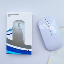 PC 태블릿 무선 마우스 아이패드 에어/삼성 탭/화웨이/샤오미 안드로이드 전화 마우스 윈도우 배터리 무음 마우스 광학, 06 white, 한개옵션1