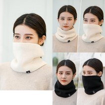 NX [KN259] 3색 골프 베이직 넥워머 스키 등산 스포츠, 블랙