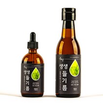 국산 냉압착 생들기름, 180ml