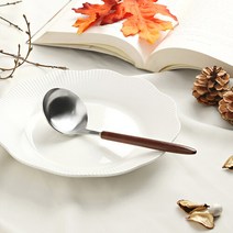 보겐 메이플 우드 커트러리 옻칠 소국자, 1개