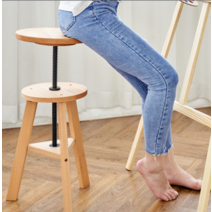 높낮이조절 그림 스케치 의자 미대생 이젤 미숙학원, D 너도밤 나무 리프팅 페인팅 스툴