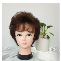 엄마가발 중년여성가발 패션가발 정수리볼륨가발 여성숏컷가발 한복가발