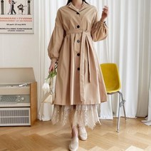 패션마켓10 gjk2604k09b 코트 롱코트 가을코트 폴리코