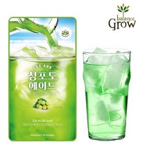 밸런스그로우 청포도주스 에이드음료 편의점음료 파우치 230mlx10팩(빨대제공), 10팩, 230ml