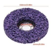 DM 폴리싱머싱 드릴 앵글 그라인더 부착물용 버퍼 연마기 버핑 휠 연마 브러시 목재 가구 자동차 왁싱, [02] purple, purple
