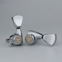 (해외직구) 기타 머신 헤드 잠금 튜닝 키 페그 튜너 일렉트릭 크롬 용 사다, 1개, 기본