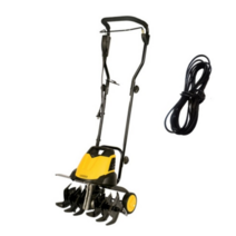 [GoCo] 소형 전동 로터리 농업용 미니 관리기 농기구 텃밭 농기계 트랙터 경작기 밭갈이, 2세대/6중 강화날/2400W/50m연장선