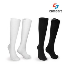 컴포트 업템포 풀삭스 스포츠 양말 다리 피로도 완화 부위별압박 비복근 지지 남여공용 COMPORT UPTEMPO, R2(250mm~280mm)(34~42), 화이트