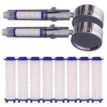 원터치 물멈춤! 360도 회전 헤드 필터샤워기 올크린 오션샤워기 1set 2set, 01_1세트