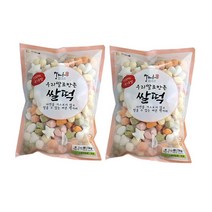 맘다해 우리쌀 오색모양떡 1kg+1kg, 단품, 1kg