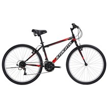 [스타카토 자전거] 24/26 타이론 GS 21단 MTB, 매트블랙화이트24미조립, 24
