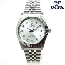 ODIREX 국내생산 메탈 밴드 SILVER 아날로그 손목시계
