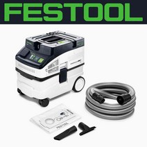 페스툴 이동식 집진기 CLEANTEC CT 15 E 576765 컴팩트 청소 유선 15L, 1개
