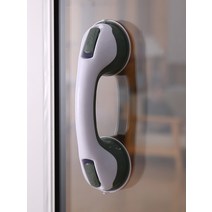 욕실흡착판 벽걸이 미닫이문 팔걸이 기 흡판 장애인 미끄럼방지 노인 손잡이 무타공 충격흡수 도착함 2602652378, 1