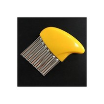 회오리감자 스테인레스 스틸 감자 칩 만들기 필러 커터 야채 주방 나이프 과일 도구 액세서리 물결 모양, [04] YELLOW