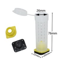 꿀벌 도구 양봉 도구 퀸 킹 케이지 액세서리 다산 킹 페데스탈 가드 퀸 케이지 커버, 하얀, m