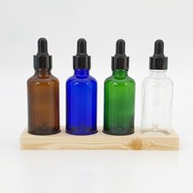 [이서지니]갈색 유리 공병 검정 금속캡 스포이드 아로마 오일 화장품 50ml, MB_스포이드50ml_초록