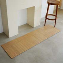 인룸 강화목 화이트 우드매트 3size