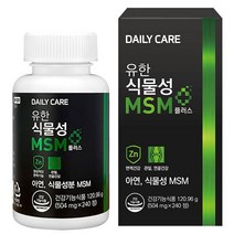 유한양행 유한 식물성MSM플러스 아연 식이유황 (2개월분), 240정, 1개