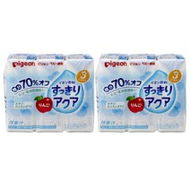 피존 사과맛 아기 이온 음료 (3개월) 125mlx3입 8팩