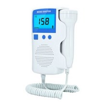 자전거 심박계 2.0MHz 산전 태아 도플러 아기 심장 박동 모니터 심박수 감지기 임신 한 여성을위한 음파 탐지기 방사선 없음 103076, 유형 2 파란색