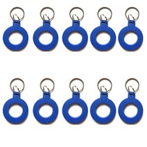 10pcs T5577 EM4305 복사 재기록 가능 쓰기 RFID 태그 125khz 카드 근접 토큰 Keyfobs, 03 파란
