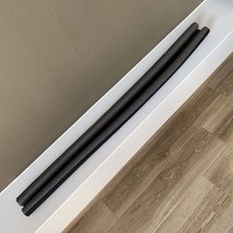 밴드실러 수직형 미니 유연한 도어 하단 씰링 스트립 가드 실러 스톱퍼 도어 가드 바람, 검은색